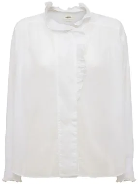 Marant Etoile   Pamias ruffled cotton shirt 