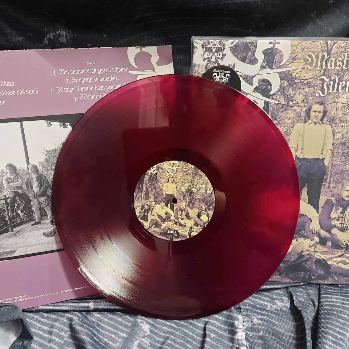 MASTER'S HAMMER:  Jilemnický Okultista LP (ltd 400 copies, 180g transparent violet vinyl, download code, poster, booklet)