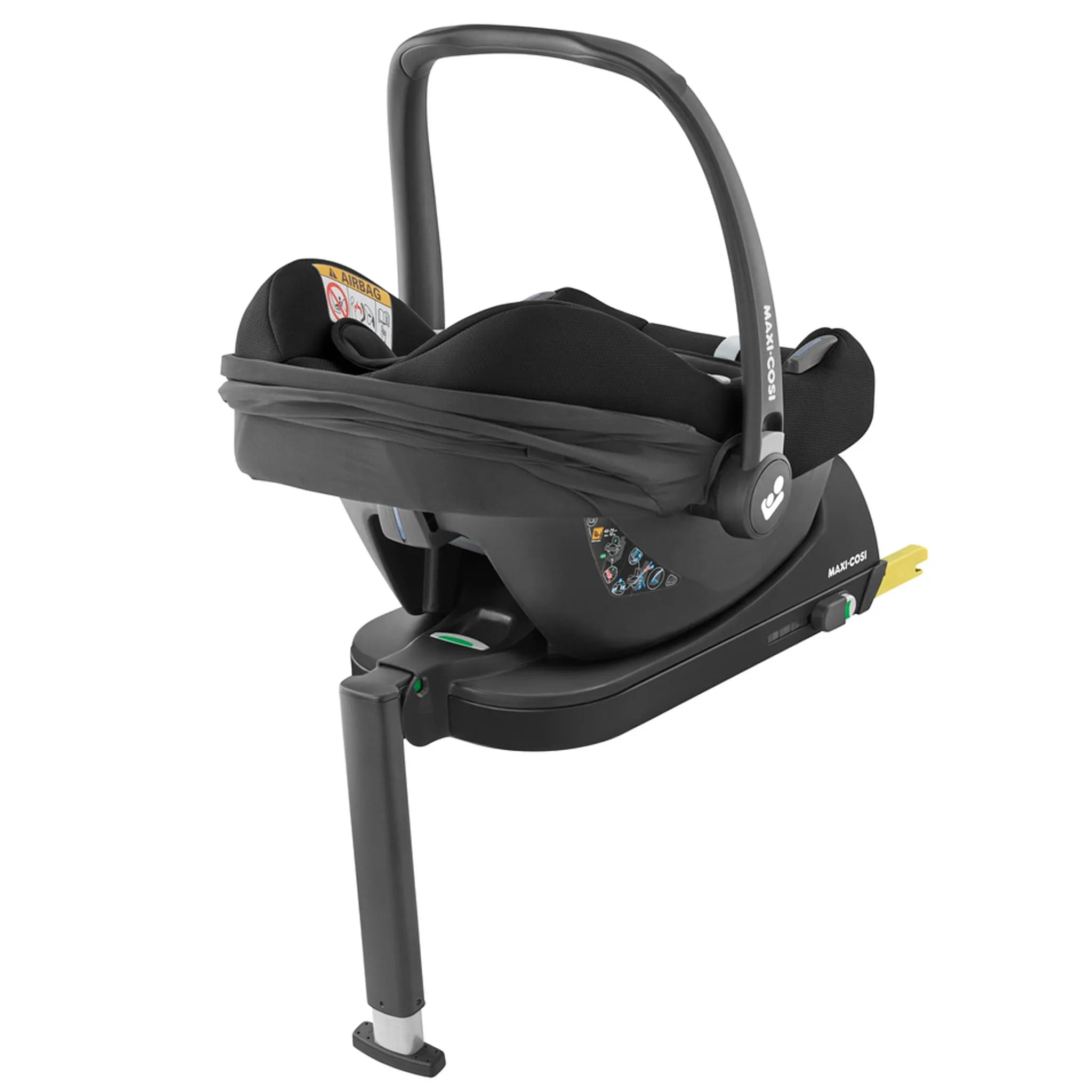 Maxi-Cosi CabrioFix i-Size Car Seat with Base in Essential Black