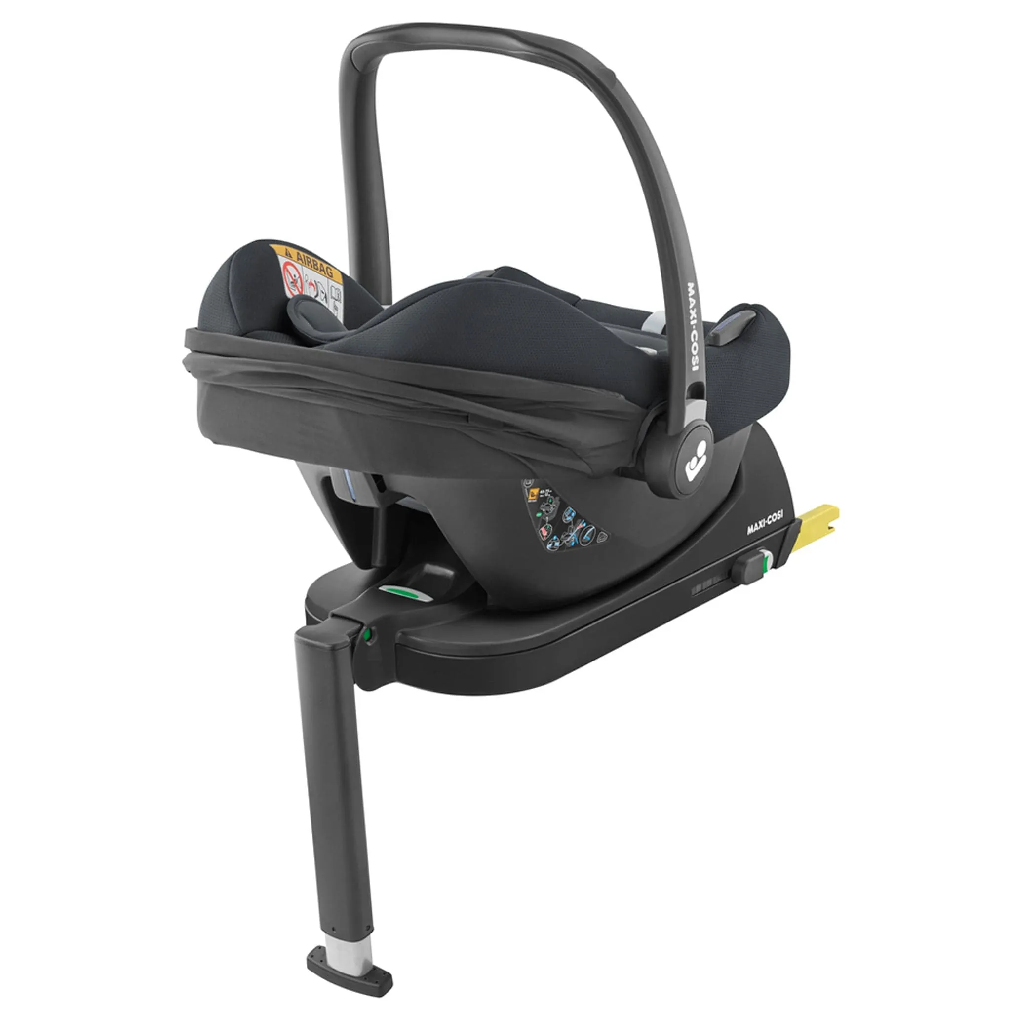 Maxi-Cosi CabrioFix i-Size Car Seat with Base in Essential Graphite