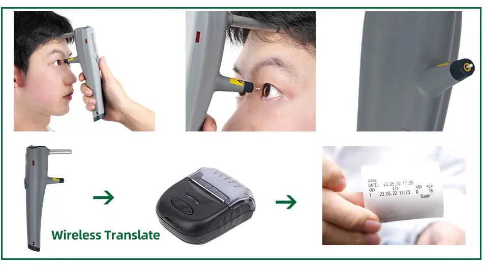 Meubon MSW500  Portable Intraocular Pressure Non-Contact Rebound Tonometer with Probe I Ophthalmic Equipment