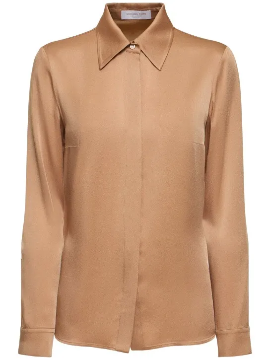 Michael Kors Collection   Hansen satin shirt 