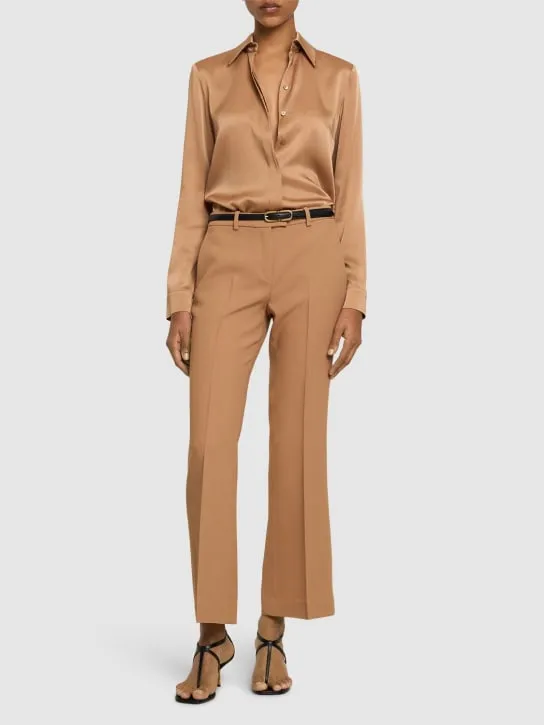 Michael Kors Collection   Hansen satin shirt 