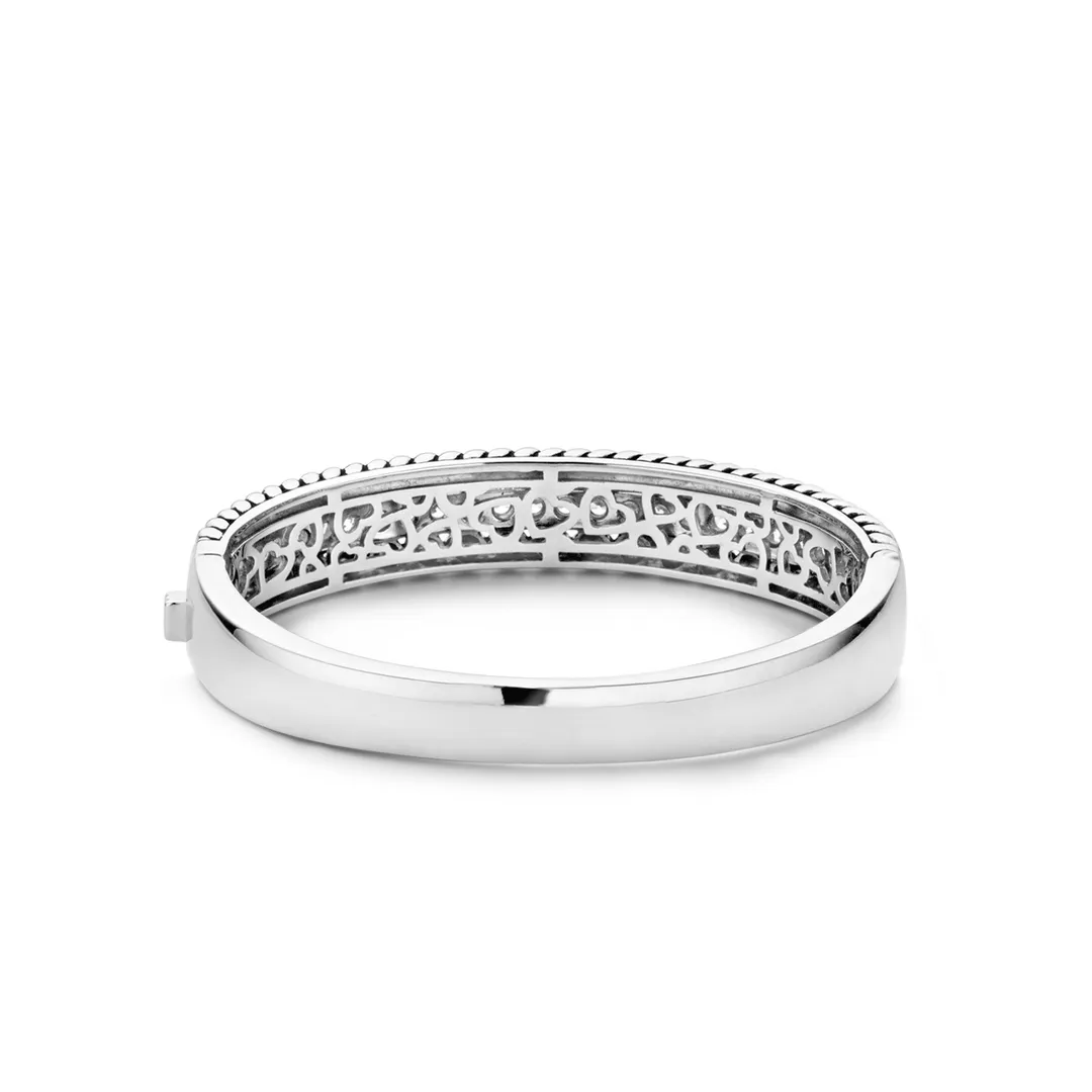 Milano Triple Band Bangle - Silver - 2776ZI