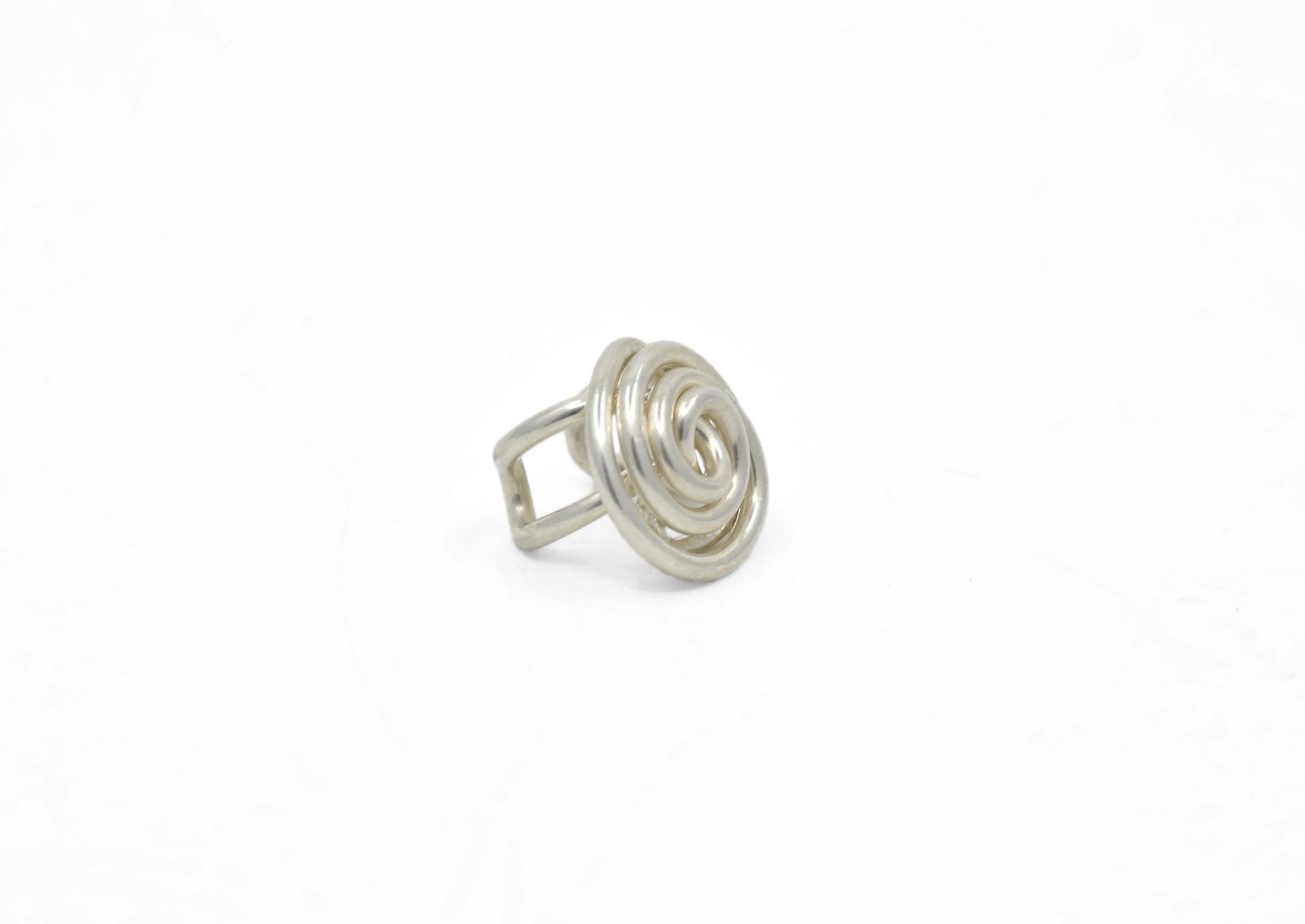 Mini Wire Wrapped Sterling Silver Ear Cuff, Right or Left Ear Cuff
