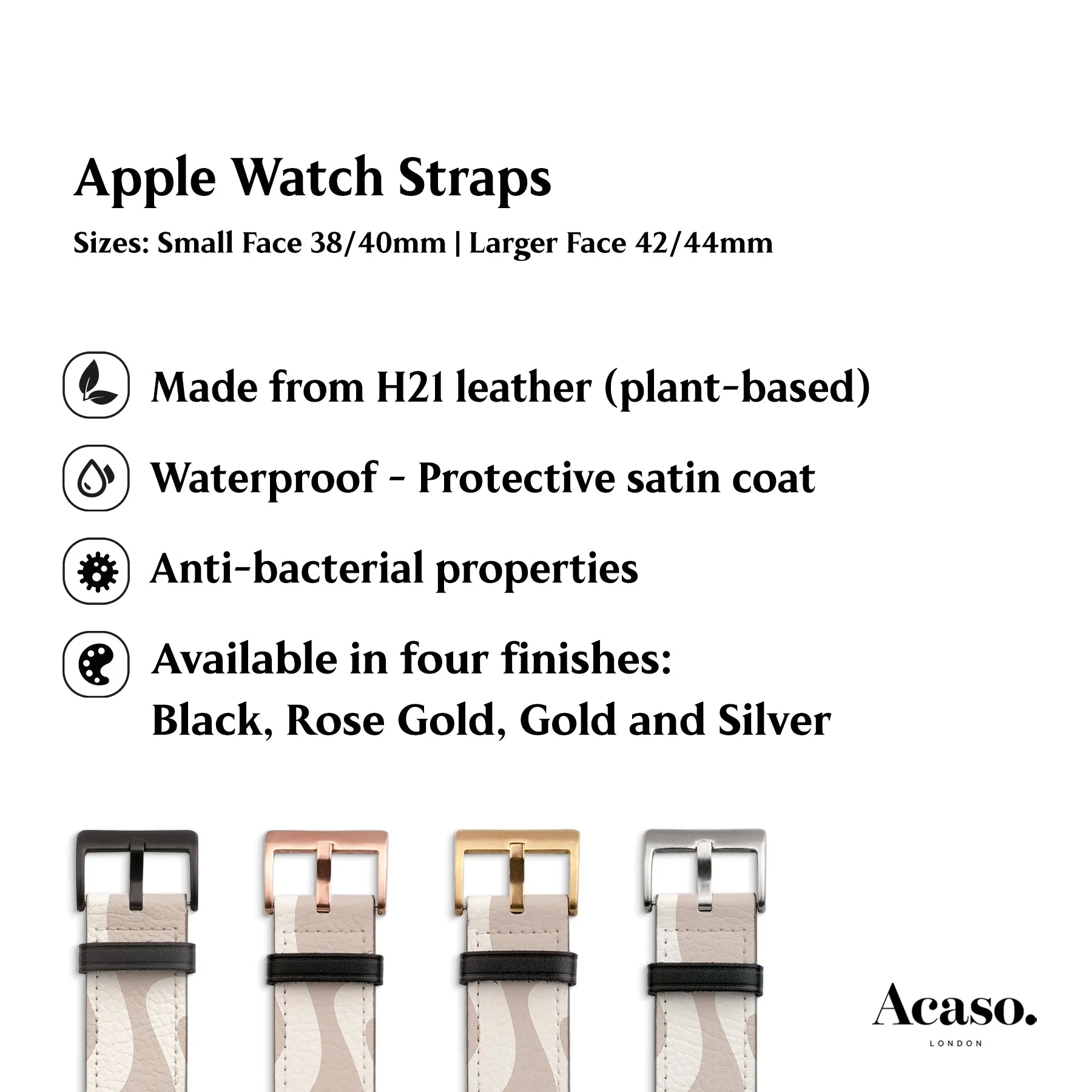 Minimal Waves Apple Watch Strap