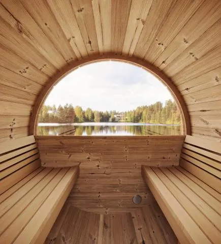 Model E7W 4 Person Barrel Sauna