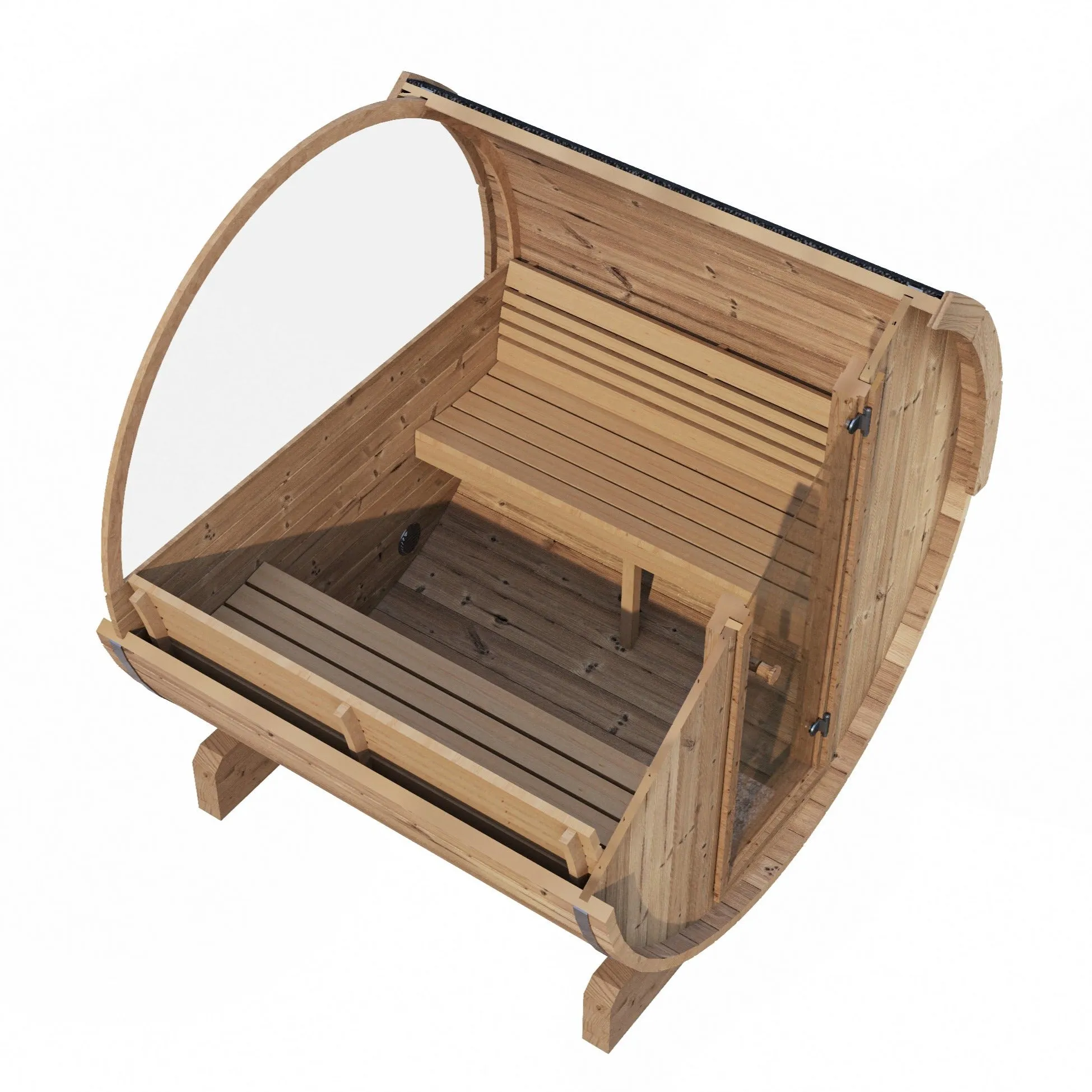 Model E7W 4 Person Barrel Sauna