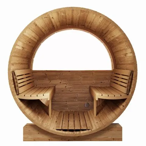Model E7W 4 Person Barrel Sauna