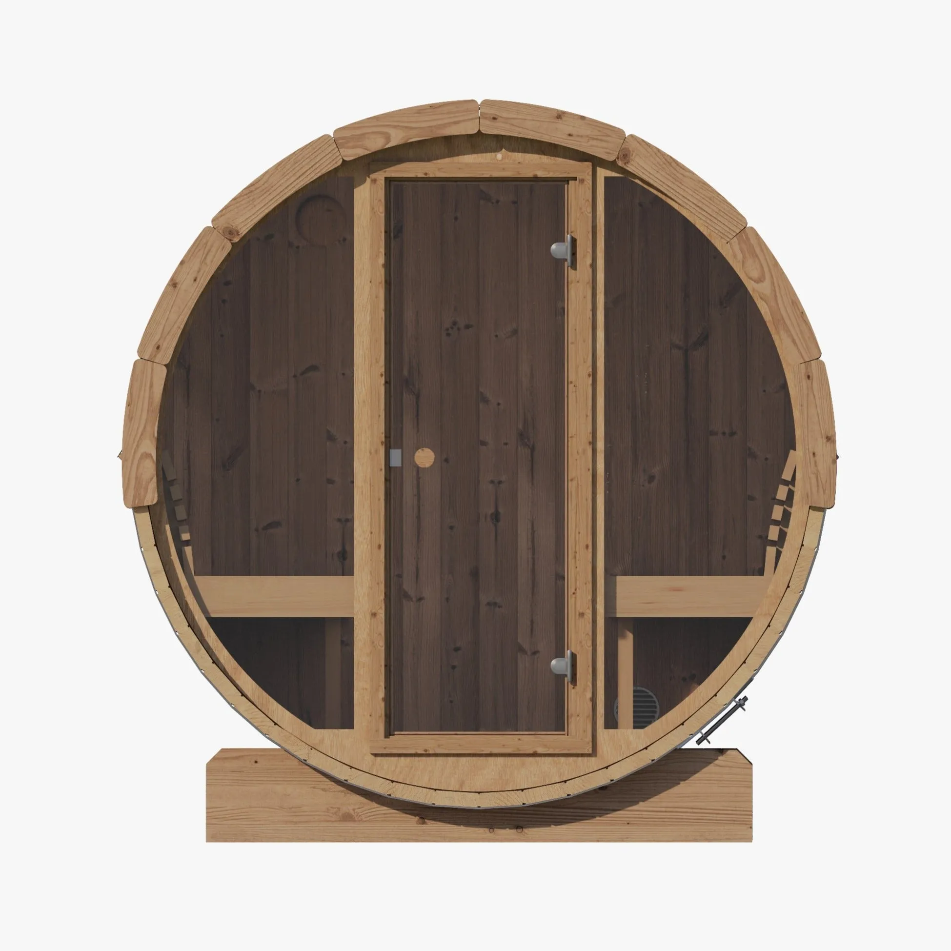 Model E8G 6 Person Barrel Sauna