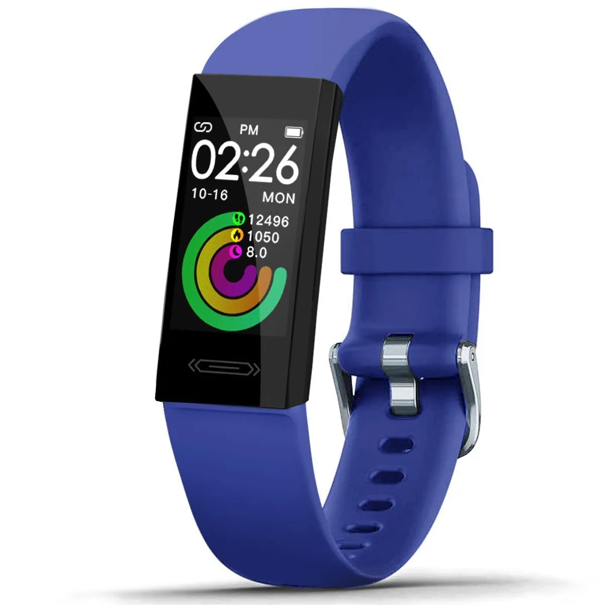 MorePro Health Tracker with Blood Pressure Heart Rate Monitor V100S Purple
