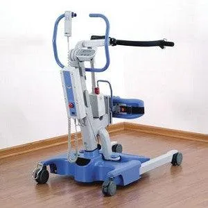 New Joerns Hoyer Elevate Stand Assist Patient Lift | 37 - 64.7 Inches |  Power Operated Base, Sling Included, Adjustable Knee Pads, Detachable Foot Plate, Locking Casters