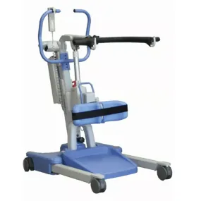 New Joerns Hoyer Elevate Stand Assist Patient Lift | 37 - 64.7 Inches |  Power Operated Base, Sling Included, Adjustable Knee Pads, Detachable Foot Plate, Locking Casters