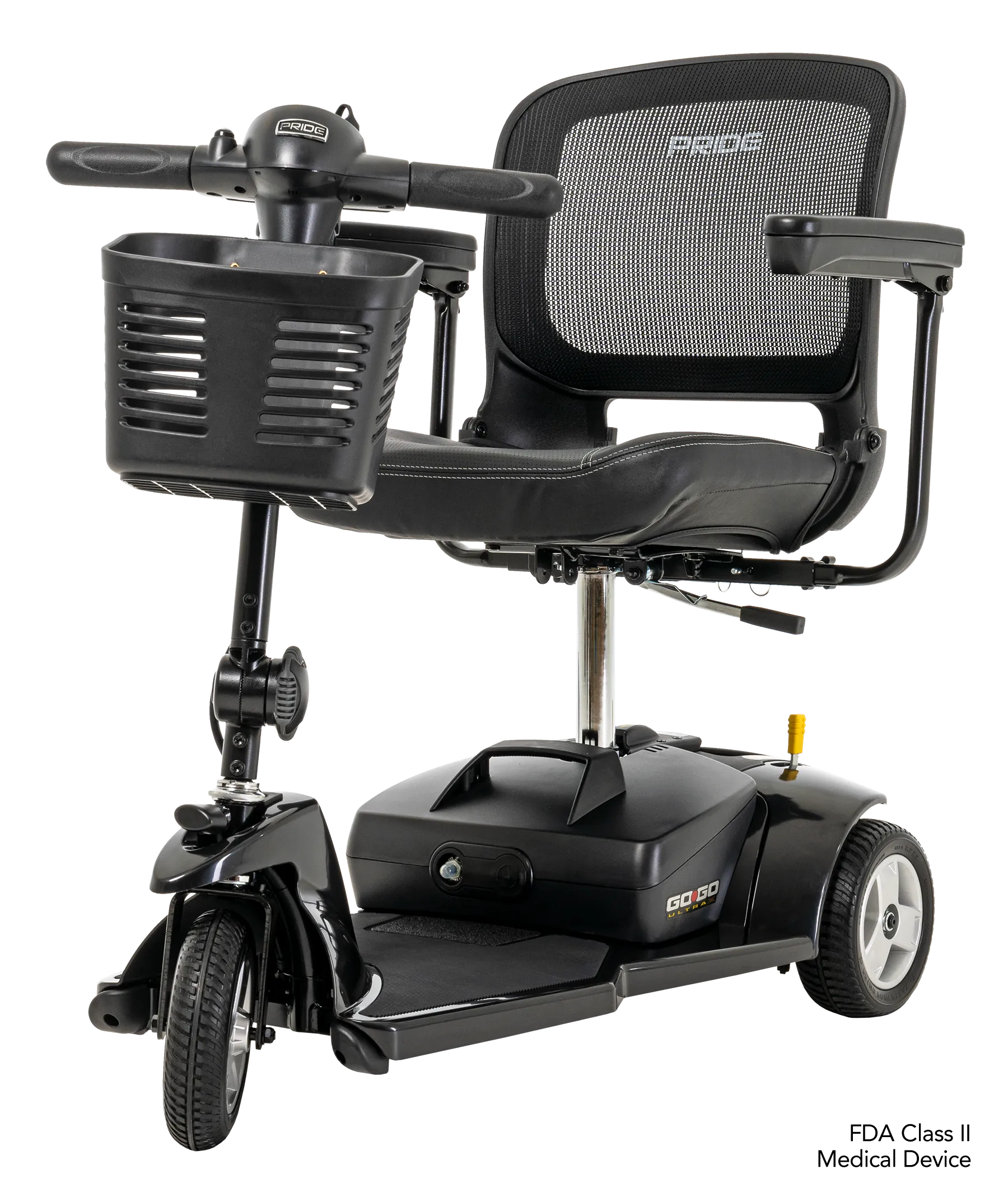 New Pride Mobility Go-Go Ultra X 3-Wheel Mobility Scooter | Max Speed 4 MPH | 300 LBS Weight Capacity