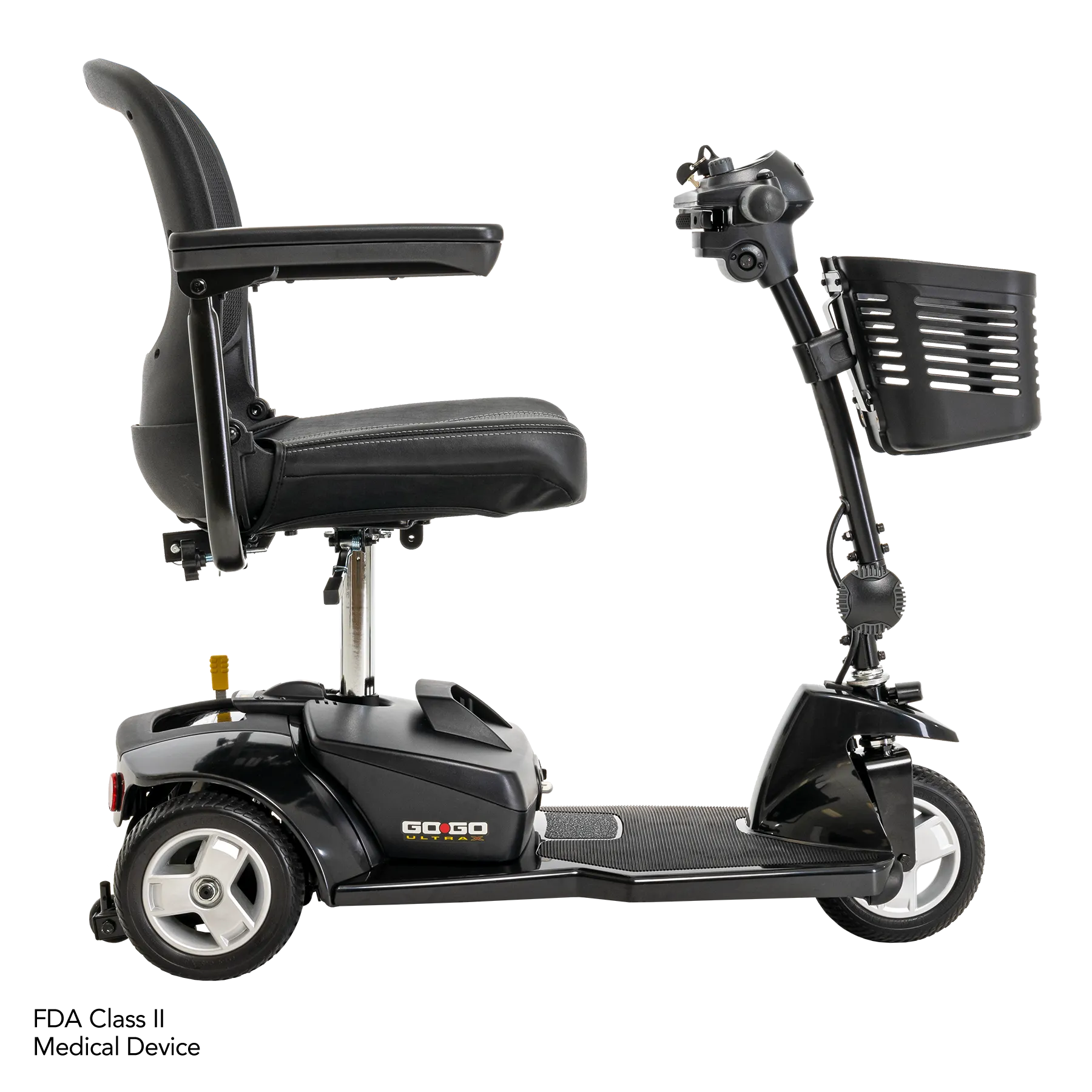 New Pride Mobility Go-Go Ultra X 3-Wheel Mobility Scooter | Max Speed 4 MPH | 300 LBS Weight Capacity