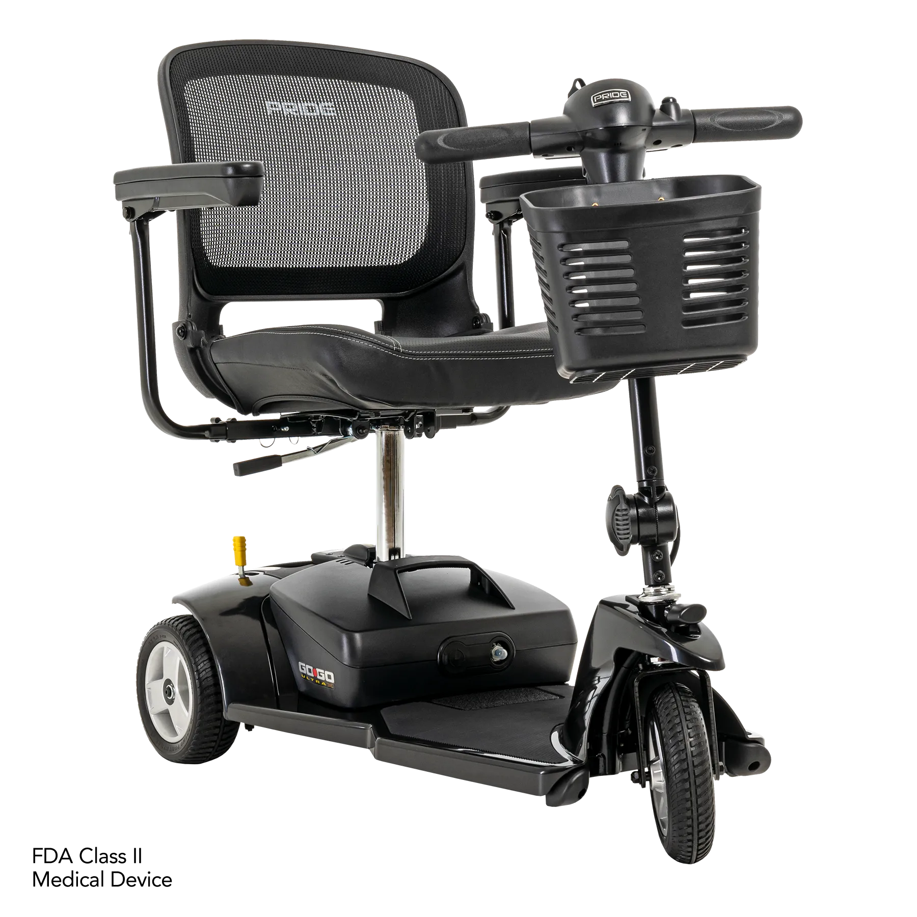 New Pride Mobility Go-Go Ultra X 3-Wheel Mobility Scooter | Max Speed 4 MPH | 300 LBS Weight Capacity