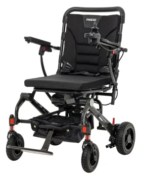 New Pride Mobility Jazzy Carbon Folding Lightweight Portable Power Chair | Weighs 39 lbs!