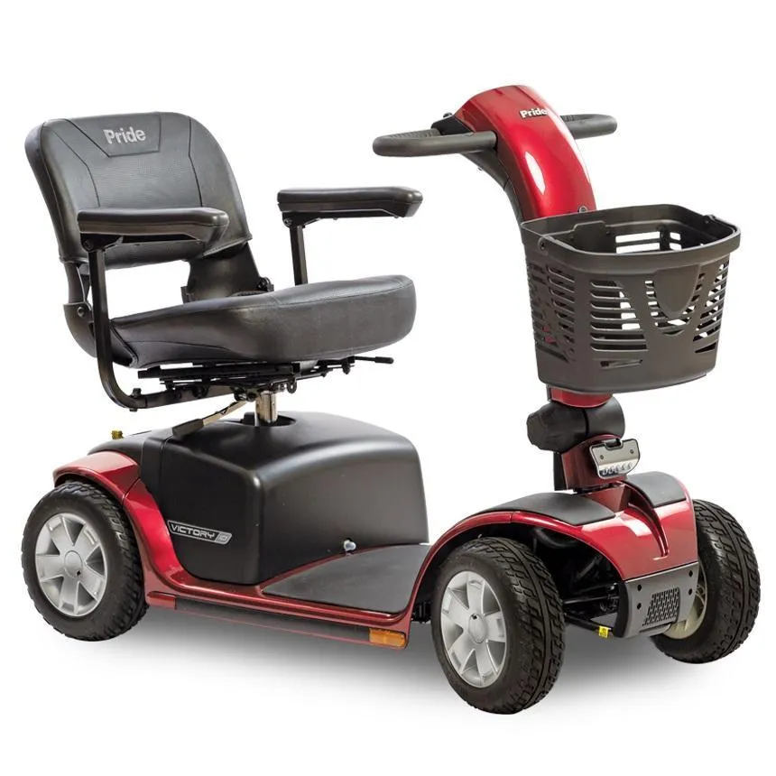 New Pride Mobility Victory 10 4-Wheel Mobility Scooter | Max Speed 5.3 MPH | 400 LBS Weight Capacity