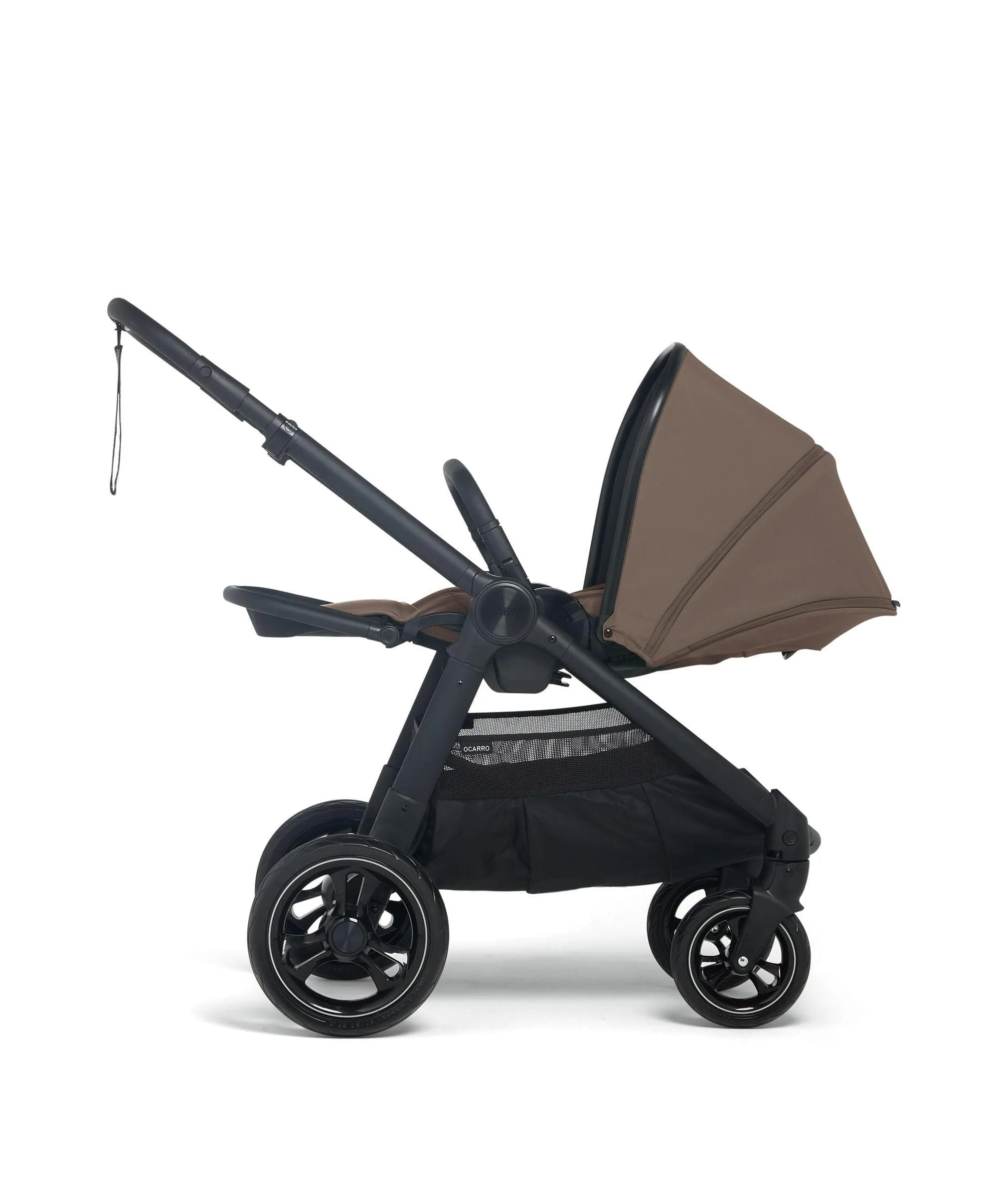 Ocarro Pushchair Bundle with Cybex Cloud T Car Seat (8 Pieces) - Café