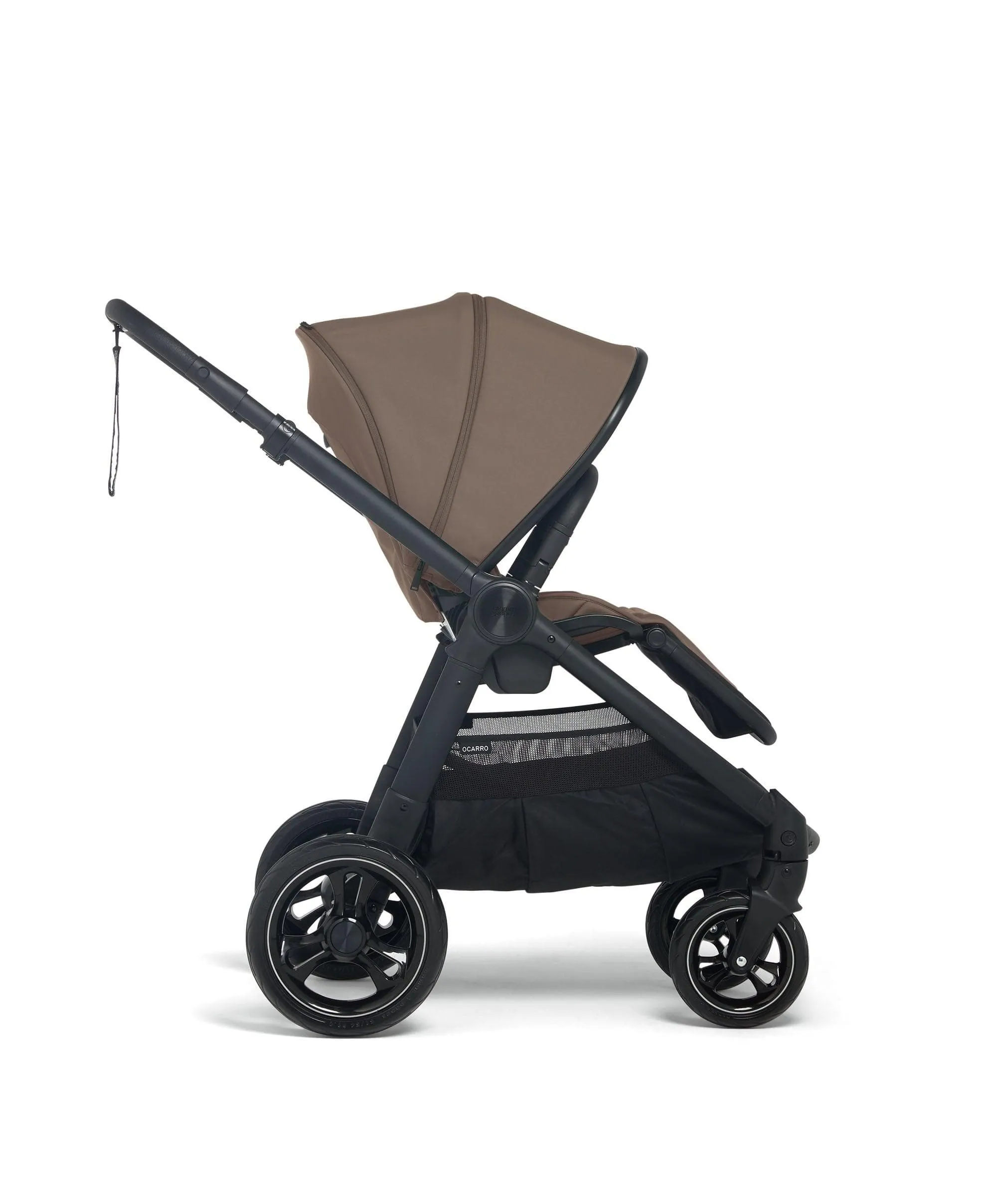 Ocarro Pushchair Bundle with Cybex Cloud T Car Seat (8 Pieces) - Café