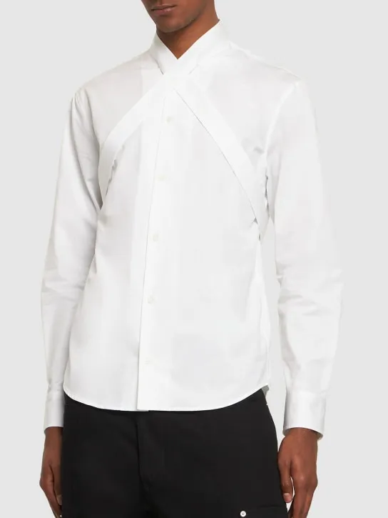 Off-White   OW embellished cotton shirt 