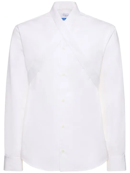 Off-White   OW embellished cotton shirt 