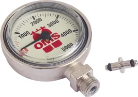 OMS Stage SPG, 0 - 5500 PSI (including swivel, without HP hose) Chrome