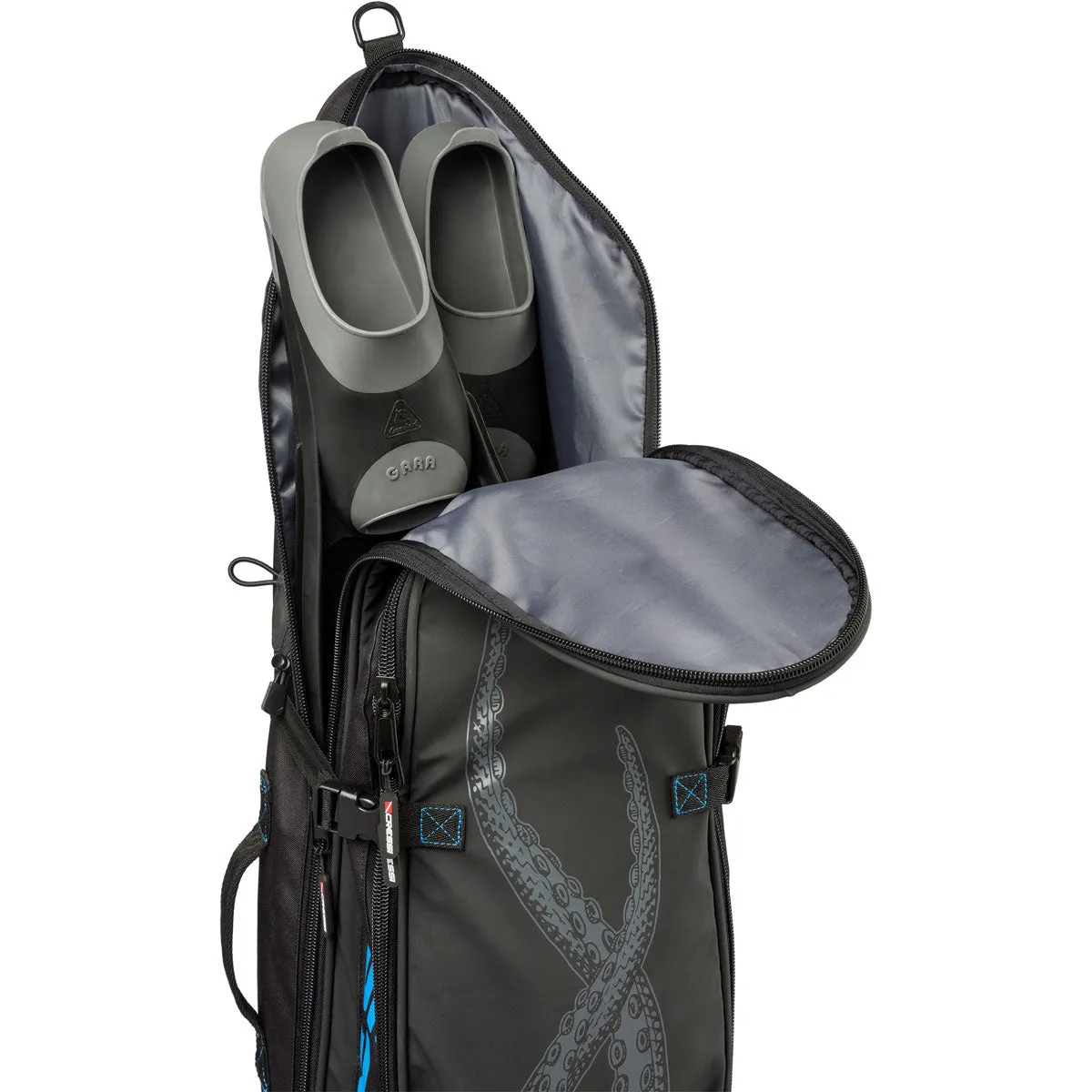 Open Box Cressi Piovra Waterproof Backpack for Freediving and Spearfishing Gear (Xtra Large)