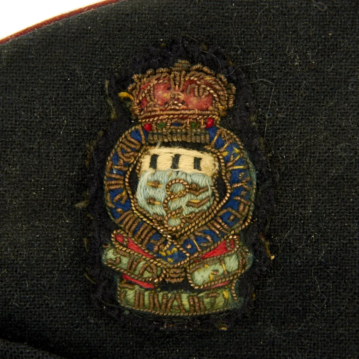 Original British WWII-Era Named Royal Army Medical Corps Side Cap