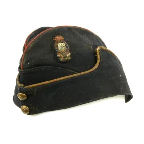 Original British WWII-Era Named Royal Army Medical Corps Side Cap