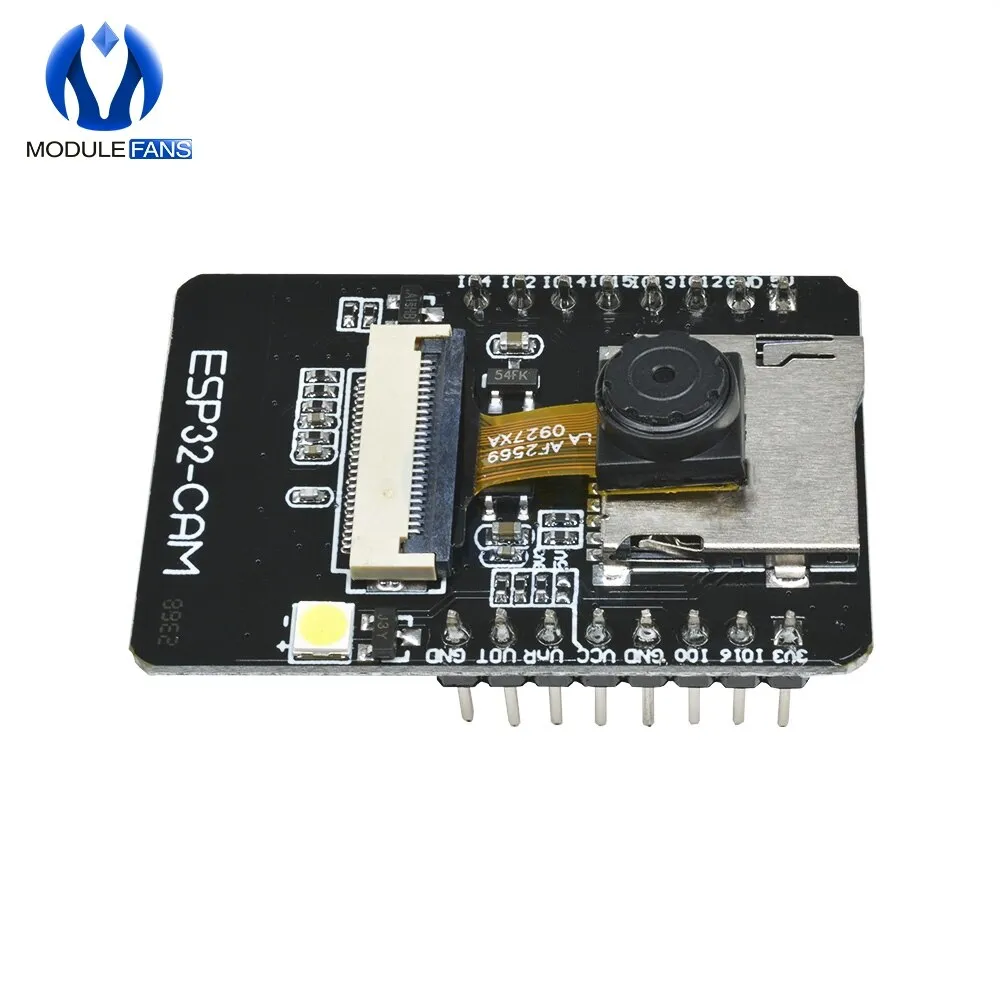 OV2640 ESP32-CAM Wireless WiFi Bluetooth Module Camera Development Board ESP32 DC 5V Dual-core 32-bit CPU 2MP TF card OV7670