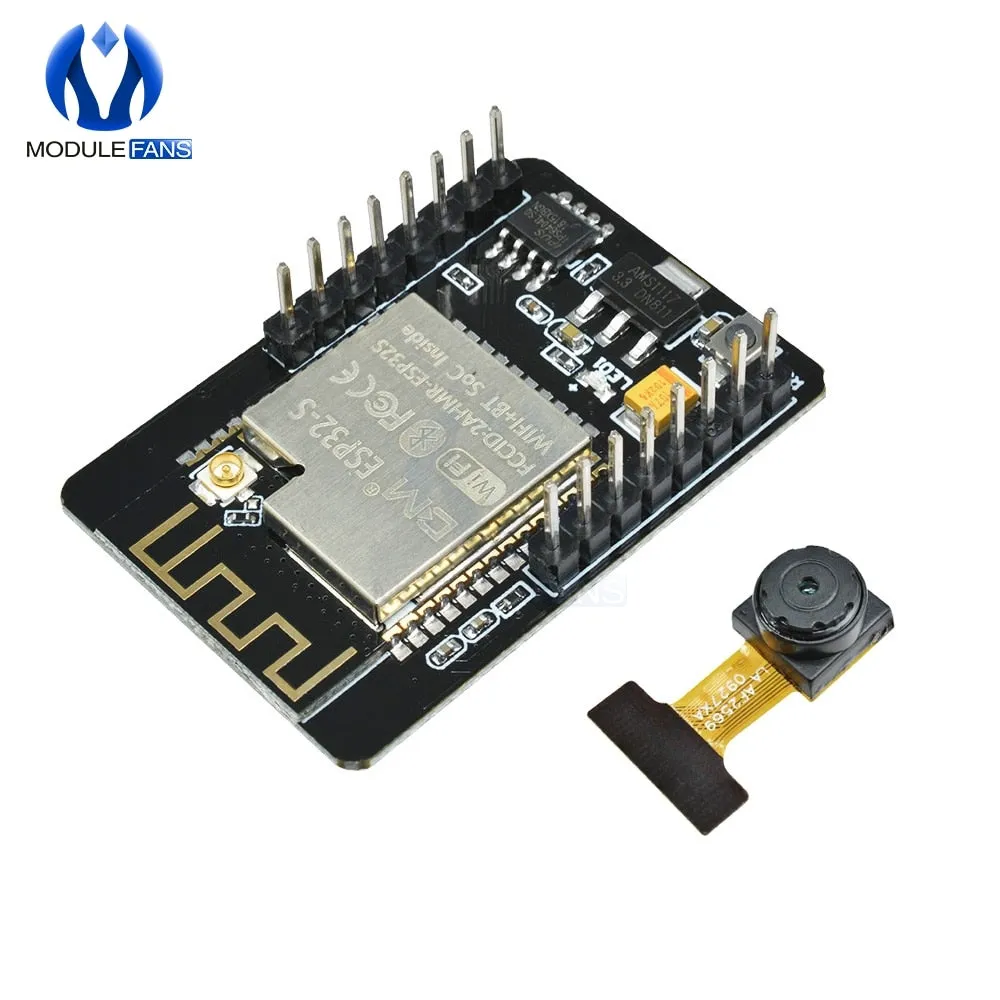 OV2640 ESP32-CAM Wireless WiFi Bluetooth Module Camera Development Board ESP32 DC 5V Dual-core 32-bit CPU 2MP TF card OV7670