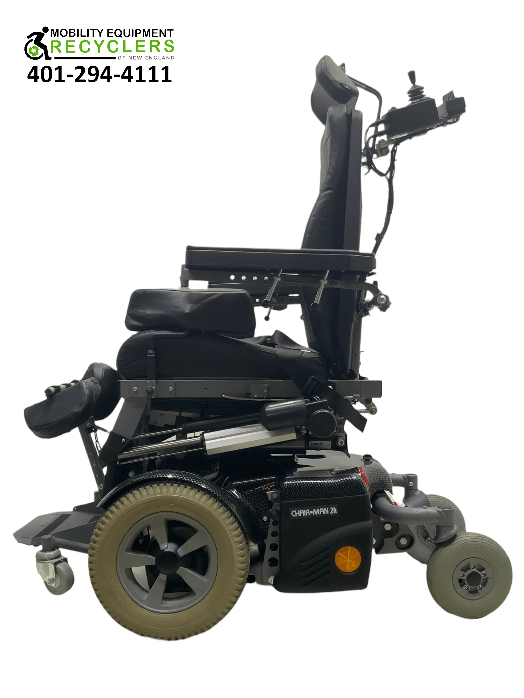 Permobil Chairman 2k Rehab Power Chair | 17 x 20 Seat | Vertical Standing, Seat Elevate, Tilt, Recline   Power Legs