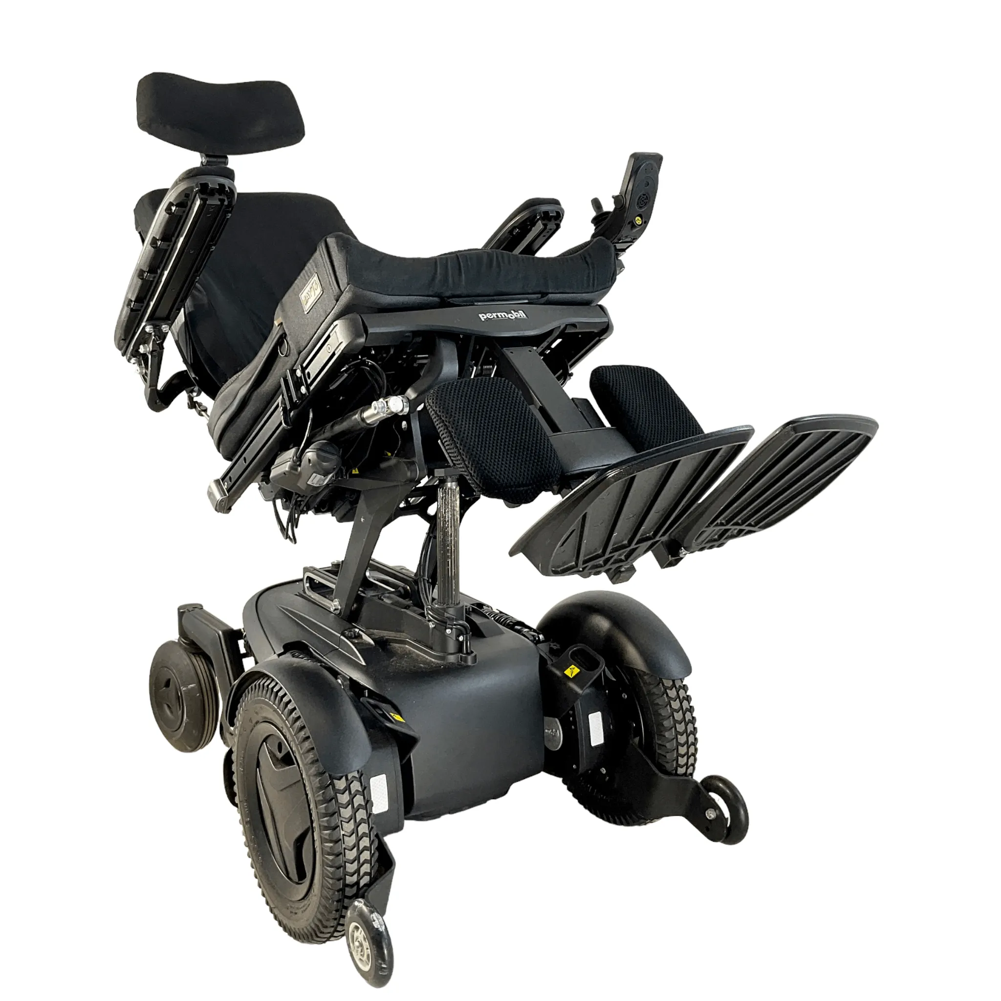 Permobil F3 Corpus Rehab Power Chair | 18" x 19" Seat |  Seat Elevate, Tilt, Recline, Power Legs