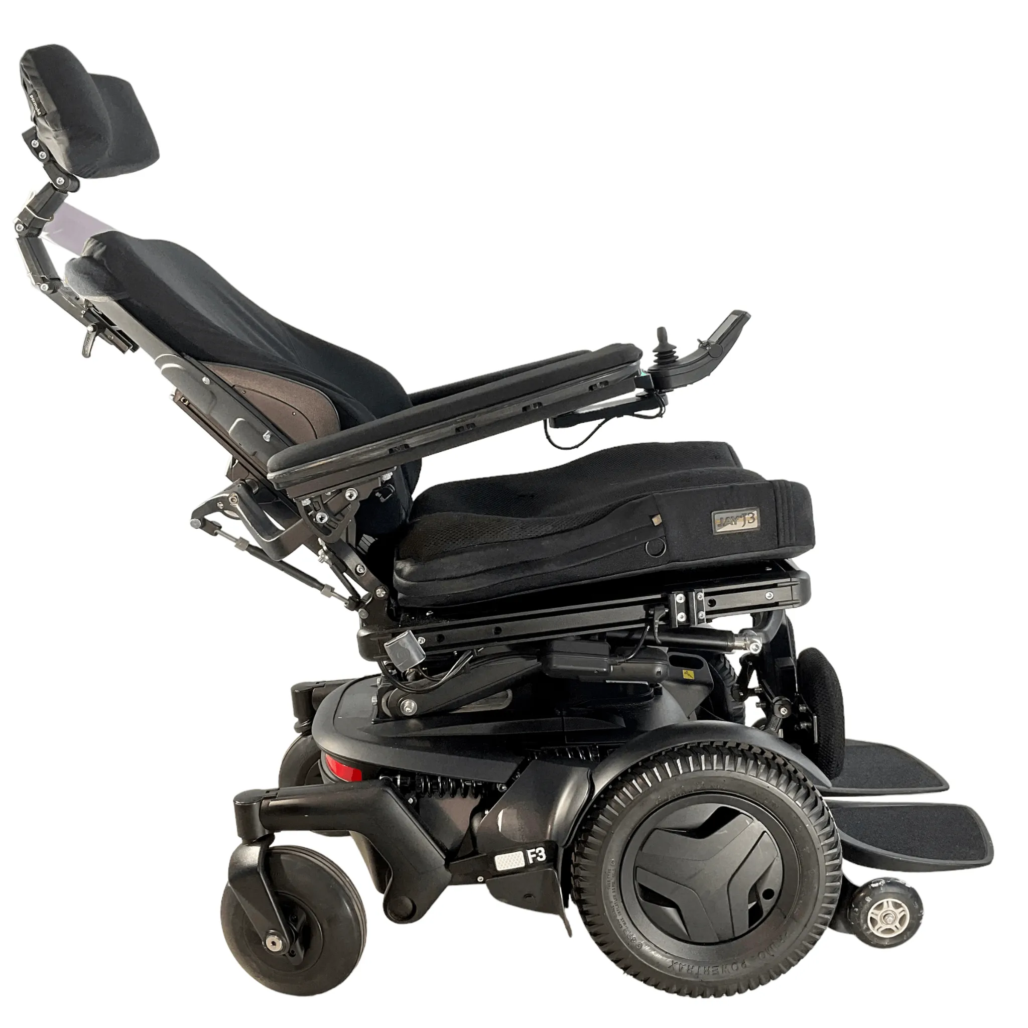 Permobil F3 Corpus Rehab Power Chair | 18" x 19" Seat |  Seat Elevate, Tilt, Recline, Power Legs