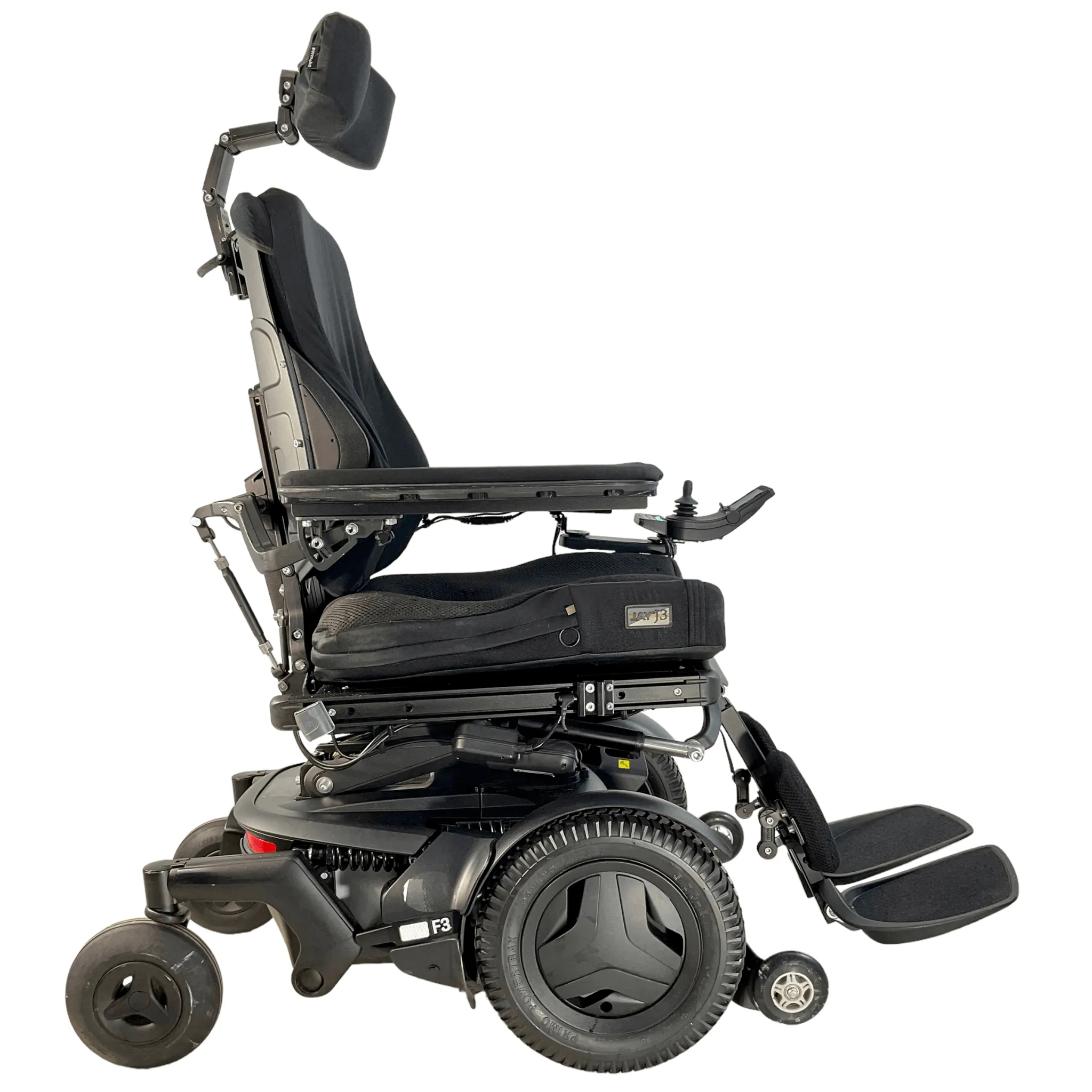 Permobil F3 Corpus Rehab Power Chair | 18" x 19" Seat |  Seat Elevate, Tilt, Recline, Power Legs