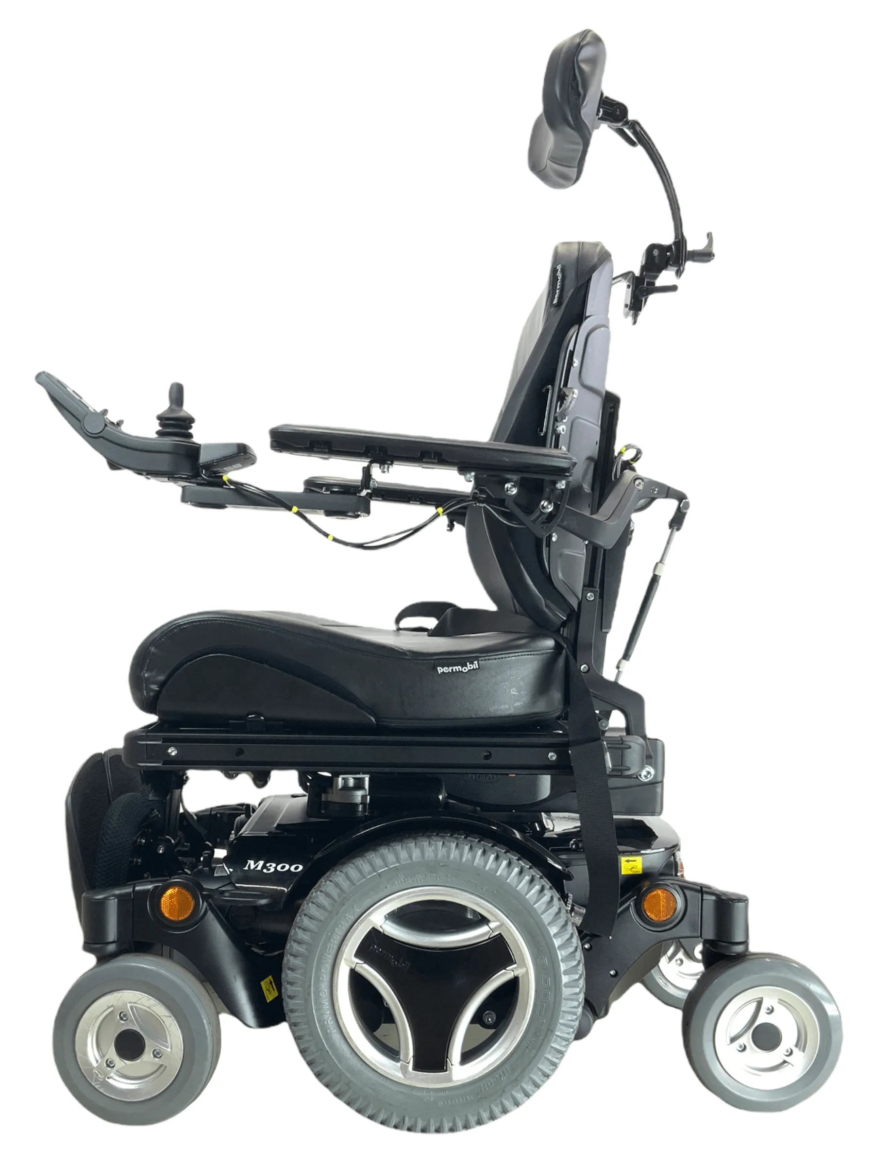 Permobil M300 Rehab Power Chair | 23 x 20 Seat | Tilt, Recline, Power Legs | Only 5 Miles!
