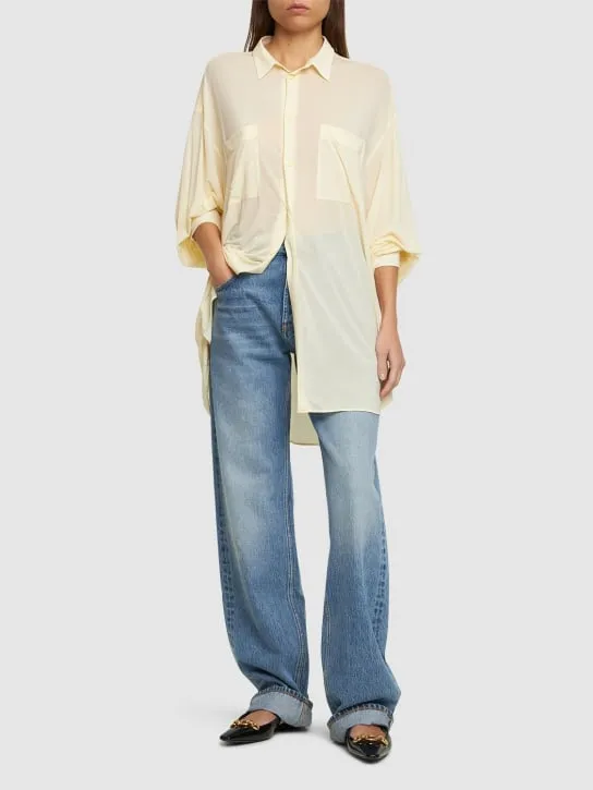 Philosophy Di Lorenzo Serafini   Jersey viscose pockets shirt 