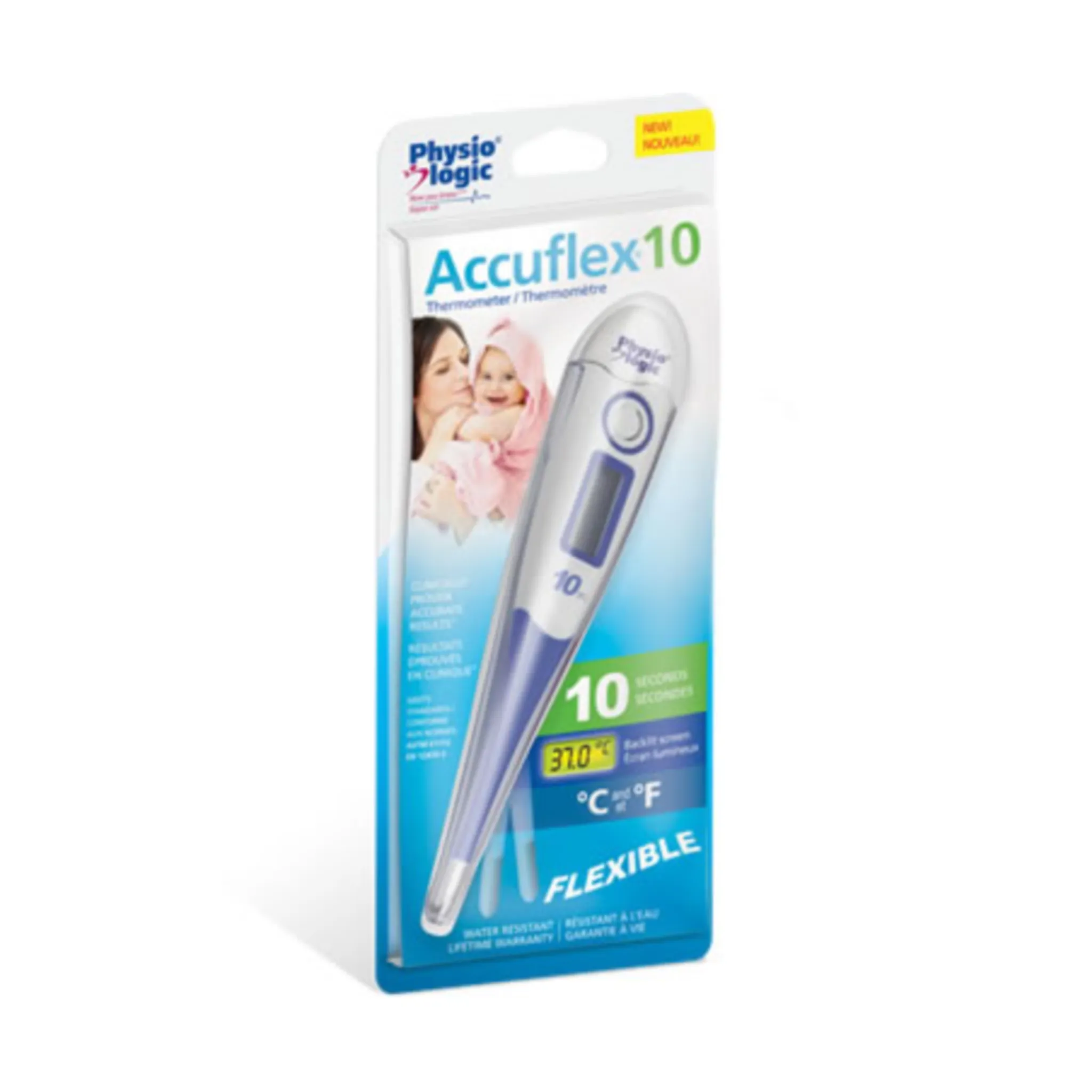 Physiologic Accuflex 10 Digital Thermometer - BPA Free