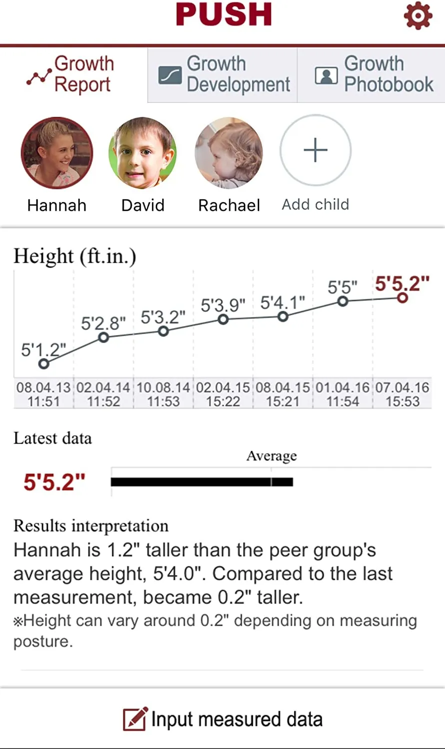 Portable Ultrasound Stadiometer I Height Measuring Device for Children and Adults I Track Height Measurement, Room Temperature, and Humidity