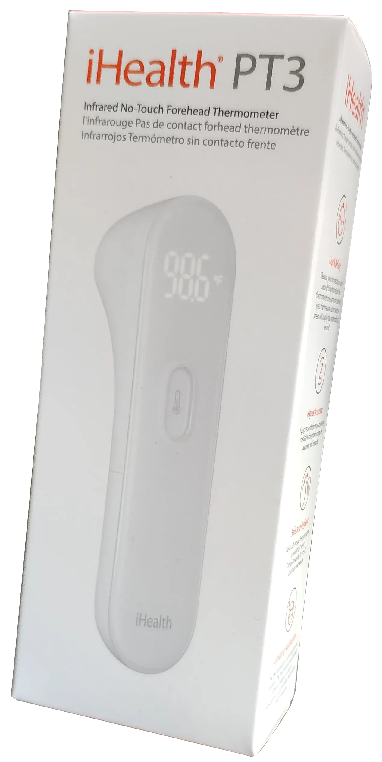 PT3 Infrared no touch digital forehead Thermometer