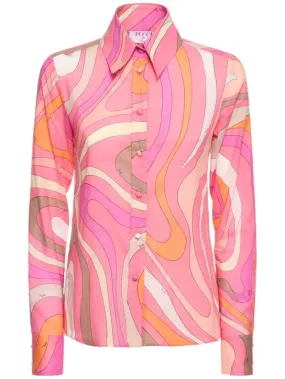 Pucci   Marmo printed cotton muslin shirt 