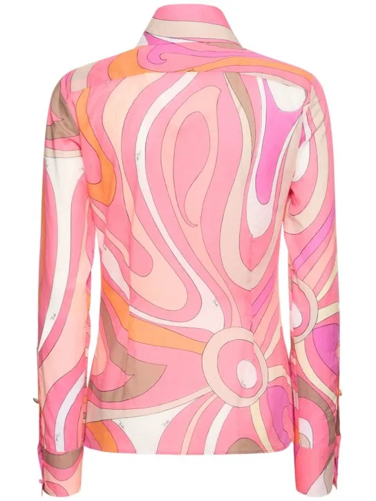 Pucci   Marmo printed cotton muslin shirt 