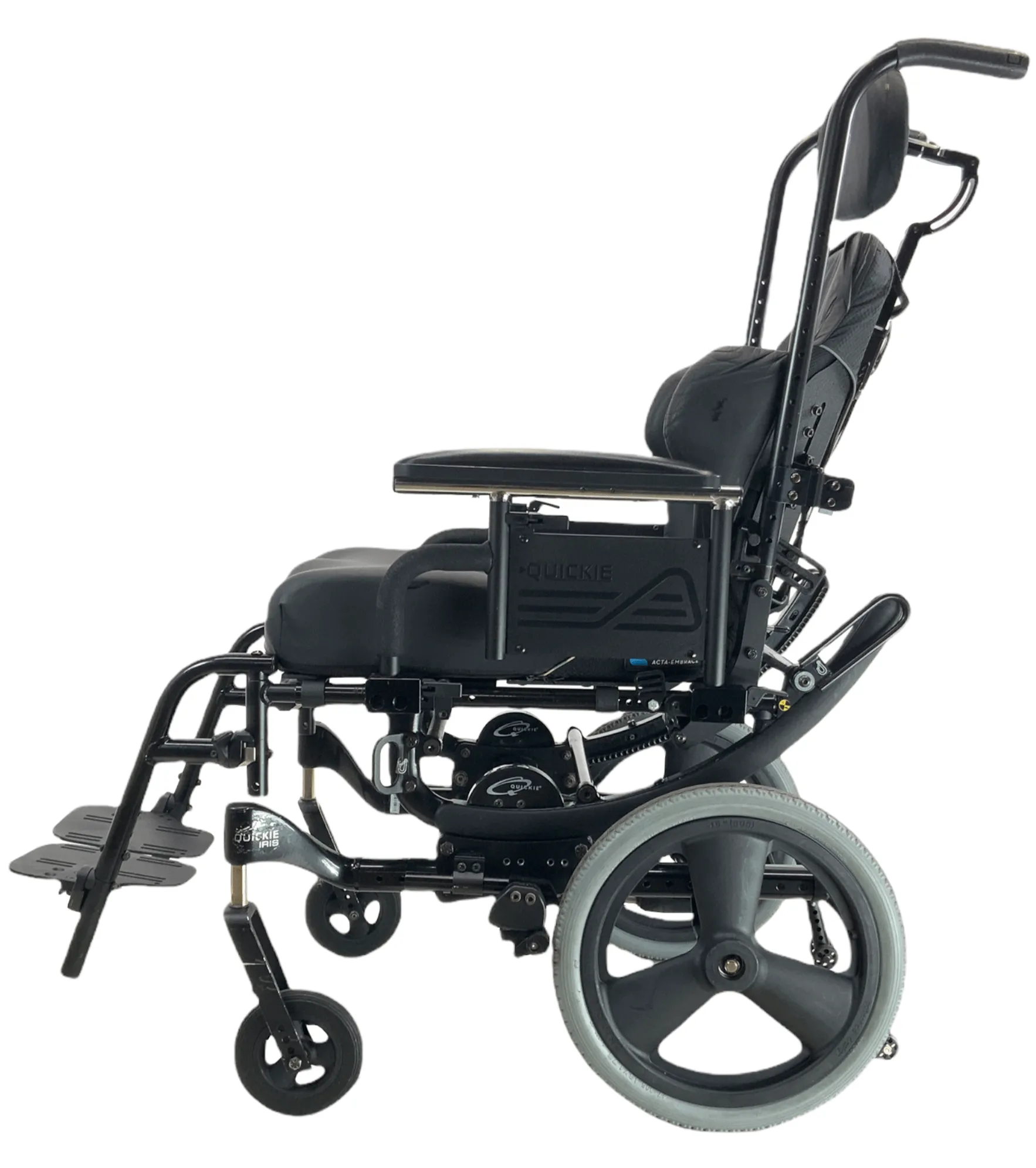 Quickie Iris Tilt-In-Space Manual Wheelchair | Intelligent Rotation in Space Technology | 16" x 21" Seat