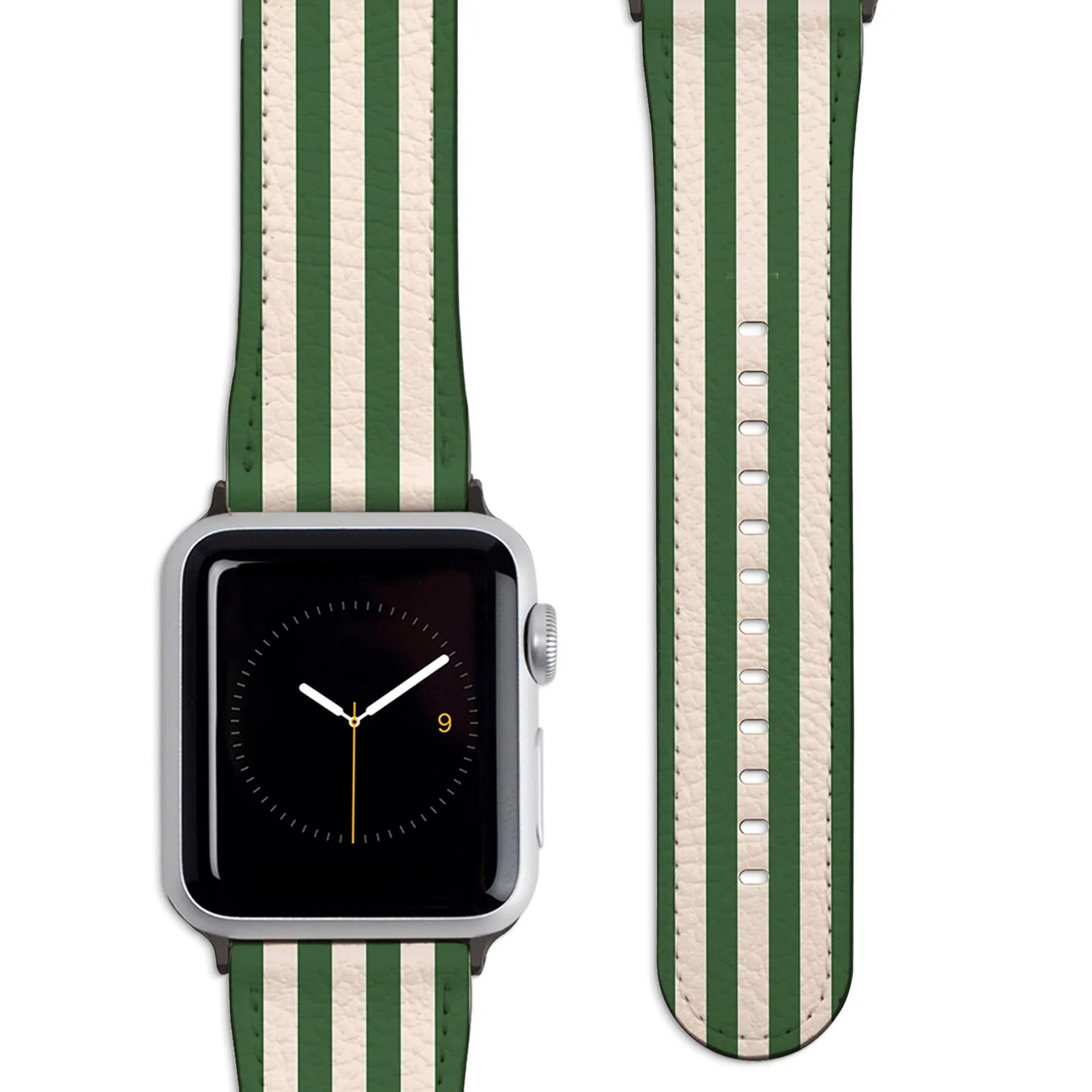 Resort Green Stripes Apple Watch Strap