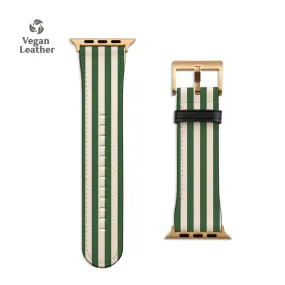 Resort Green Stripes Apple Watch Strap