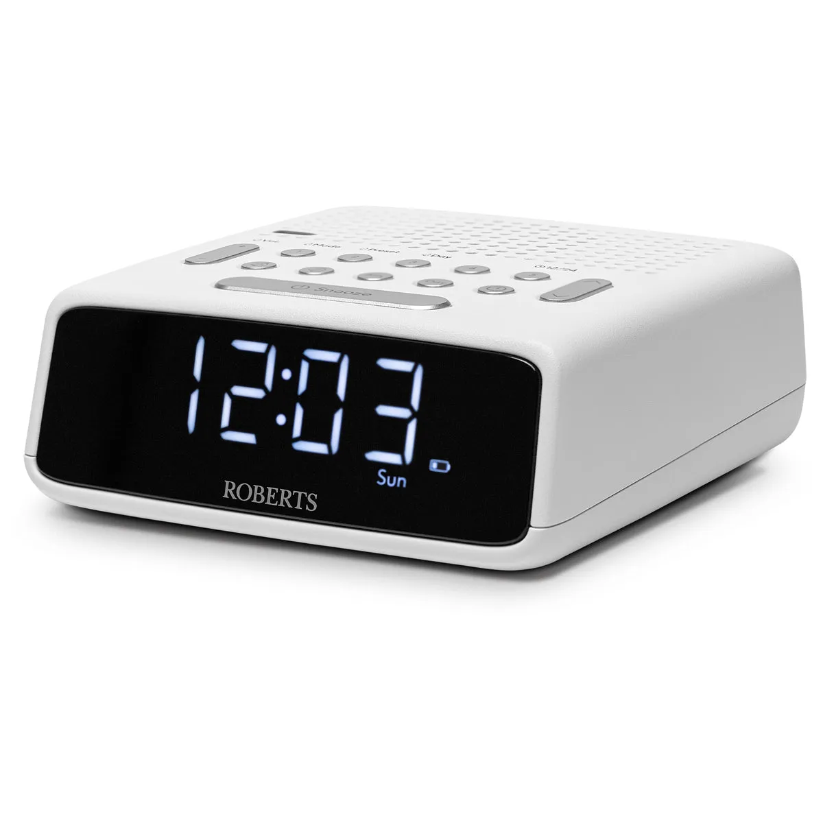 Roberts Ortus FM Alarm Clock Radio White