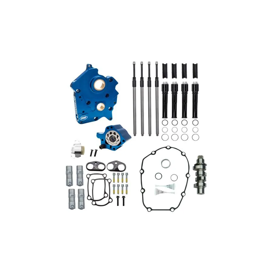 S&S Chain Drive Camchest Kit & 475 Cam - Harley M8 (Oil-Cooled) Black