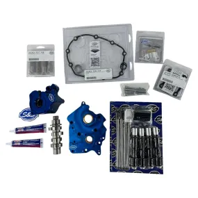 S&S Chain Drive Camchest Kit & 475 Cam - Harley M8 (Oil-Cooled) Black