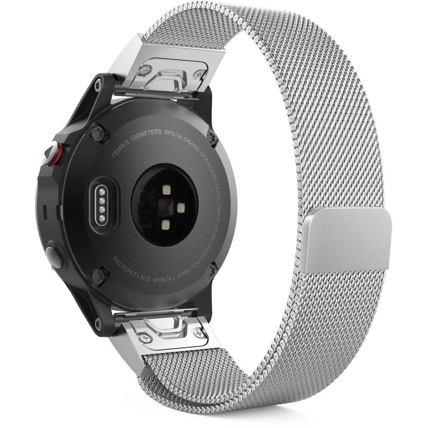 Silver Milanese Loop Garmin Fenix 6S / 7S / 8 (43MM) Band